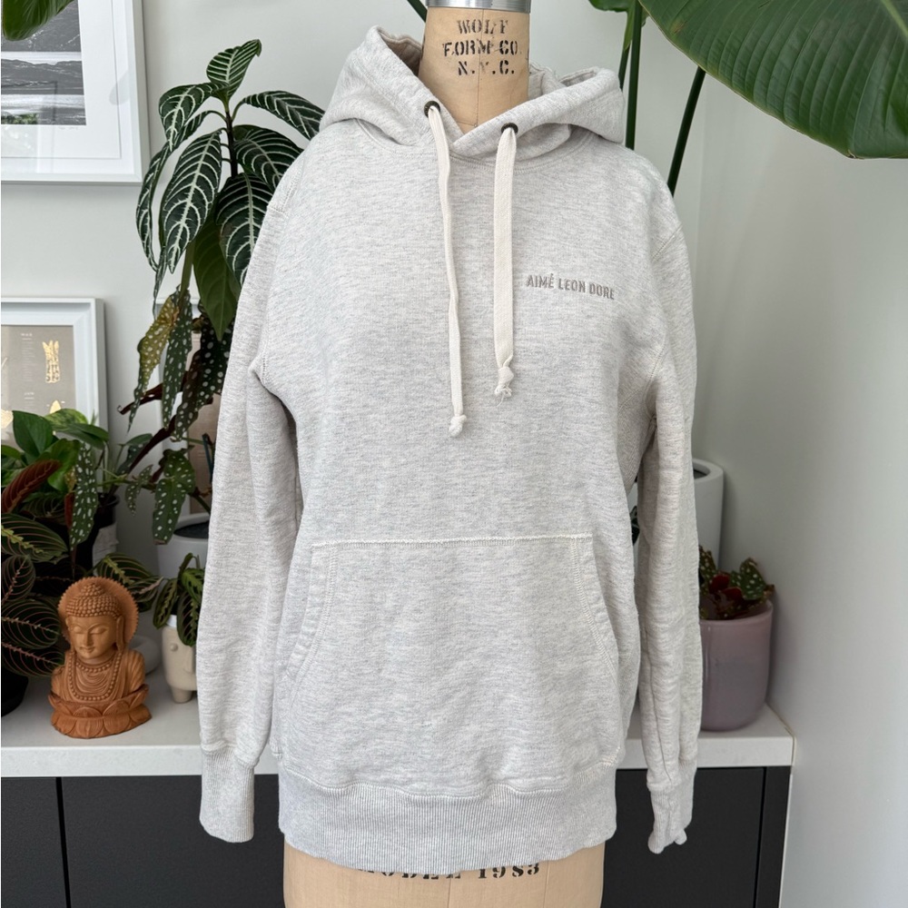 Aime Leon Dore Light Gray Hoodie